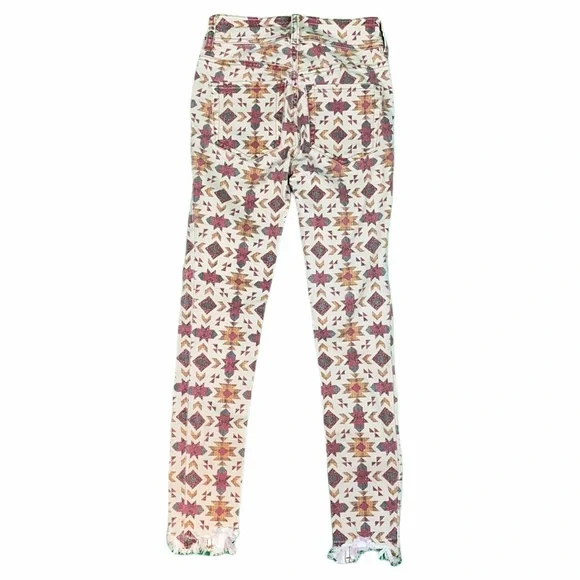 Free People Wild Child Southwest Print Skinny Jeans - Picture 6 of 14